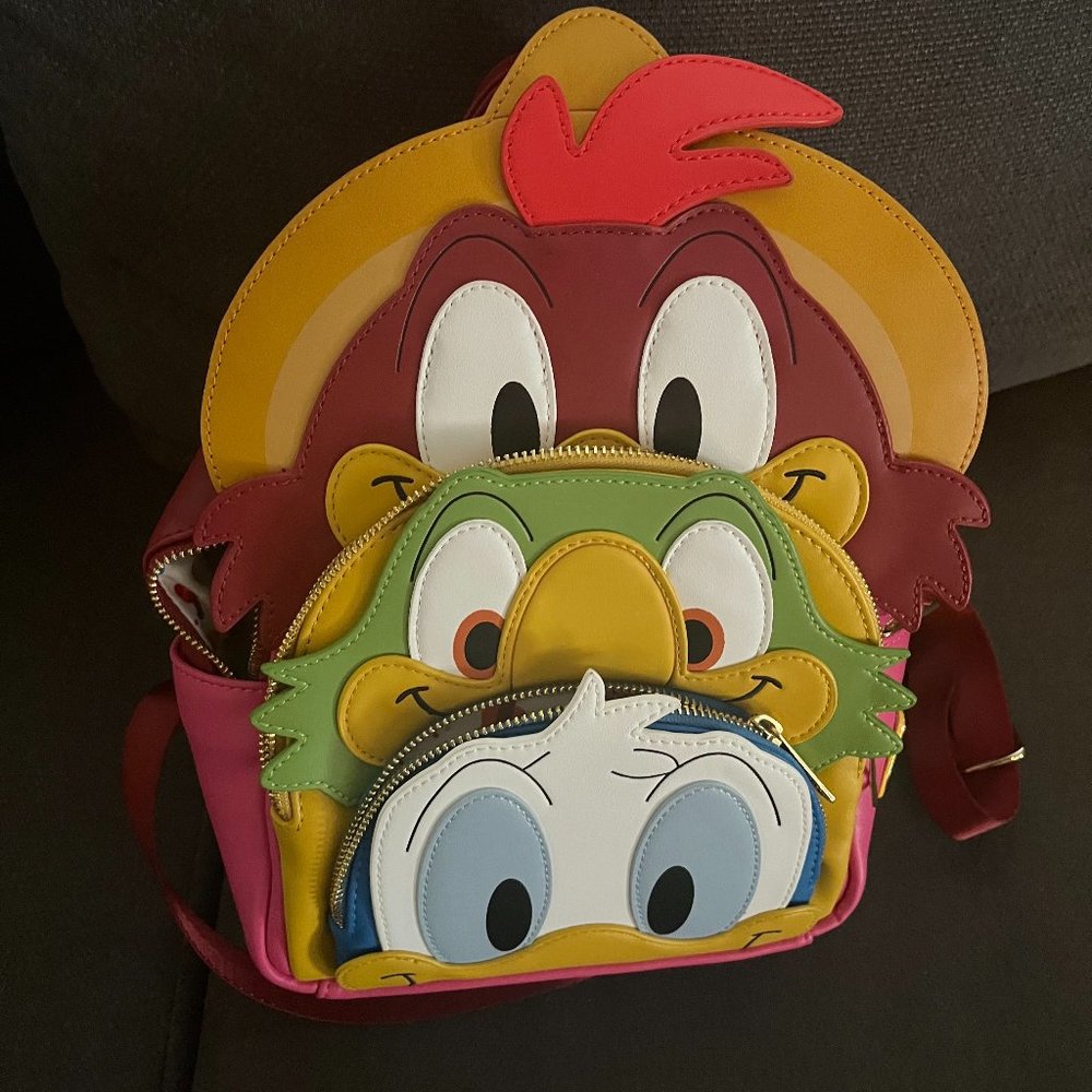 Loungefly Disney Three Caballero’s Backpack and Wallet